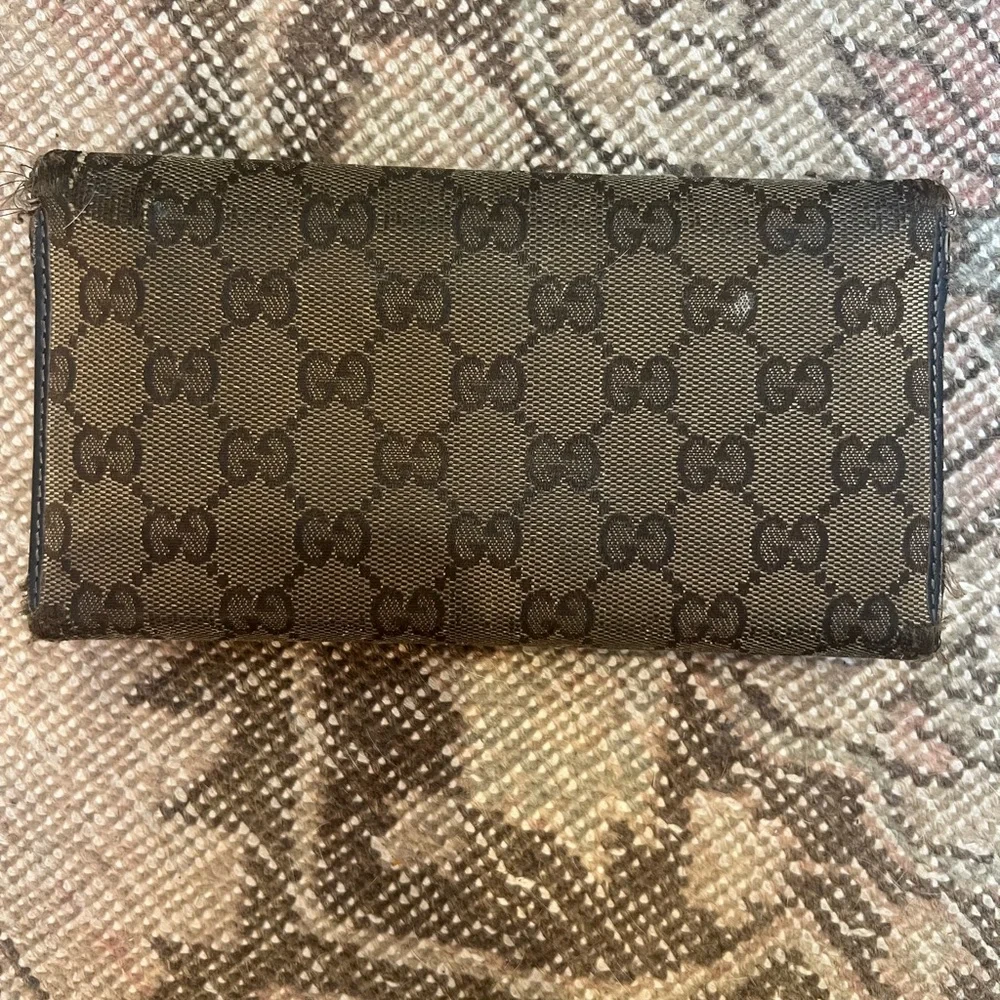 Vintage GG Canvas Continental Wallet !!! Authentic Gucci wallet !!! - Picture 13 of 13